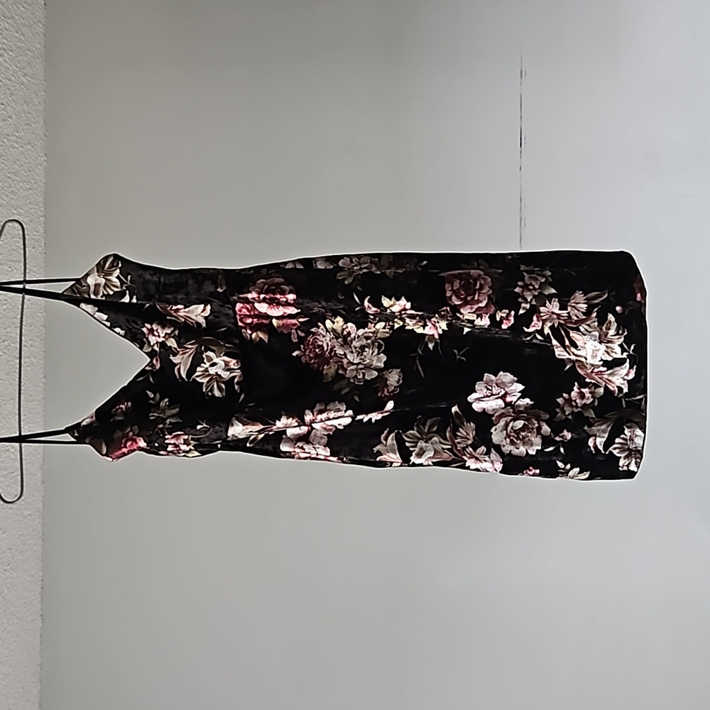 Velvet Floral Dress